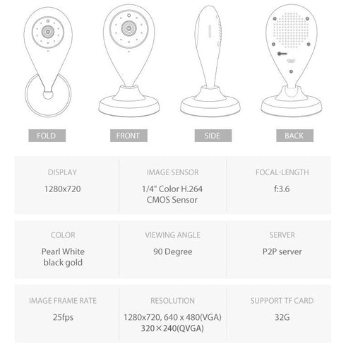 1080P HD Wireless Mini Security WiFi Camera - Catalysts Corner