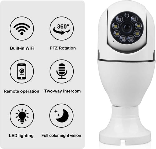 1080P Light Bulb Camera 360 Degree Wireless Wifi Home Night Version Security IP Surveillance - Catalysts Corner