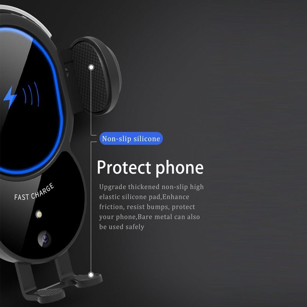 10W Wireless Automatic Clamping Mount Fast Charger For Your Car - Catalysts Corner